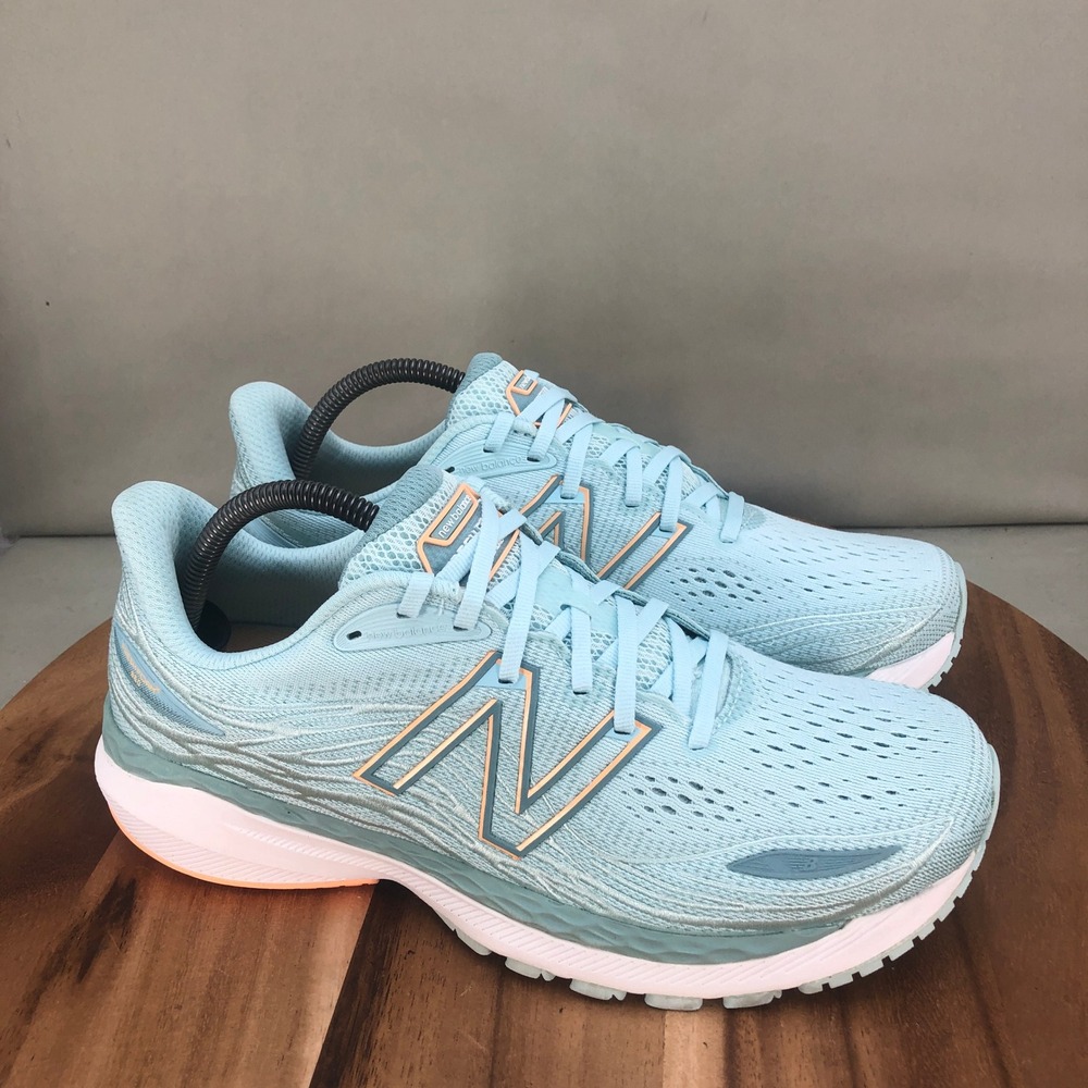 New Balance Fresh Foam 860v12 Womens Running Shoes Blue W860B12 Size 11 D Wide